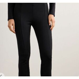 The Row Black Viscose Blend Legging with Piping Down the Leg Women’s Size 0
